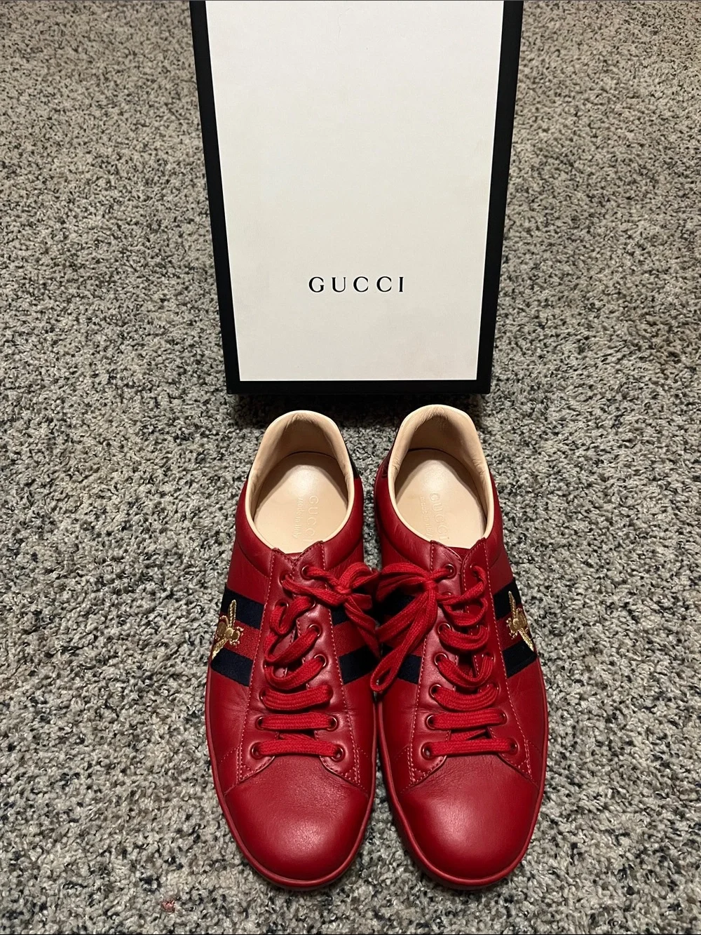 Gucci Ace Embroidered 'Red Bee' Sneaker